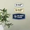 thumbnail image 3 of Signs ByLITA Fancy No Shoes Please Graphic Indoors Decoration Sign (Black) - Medium, 3 of 6
