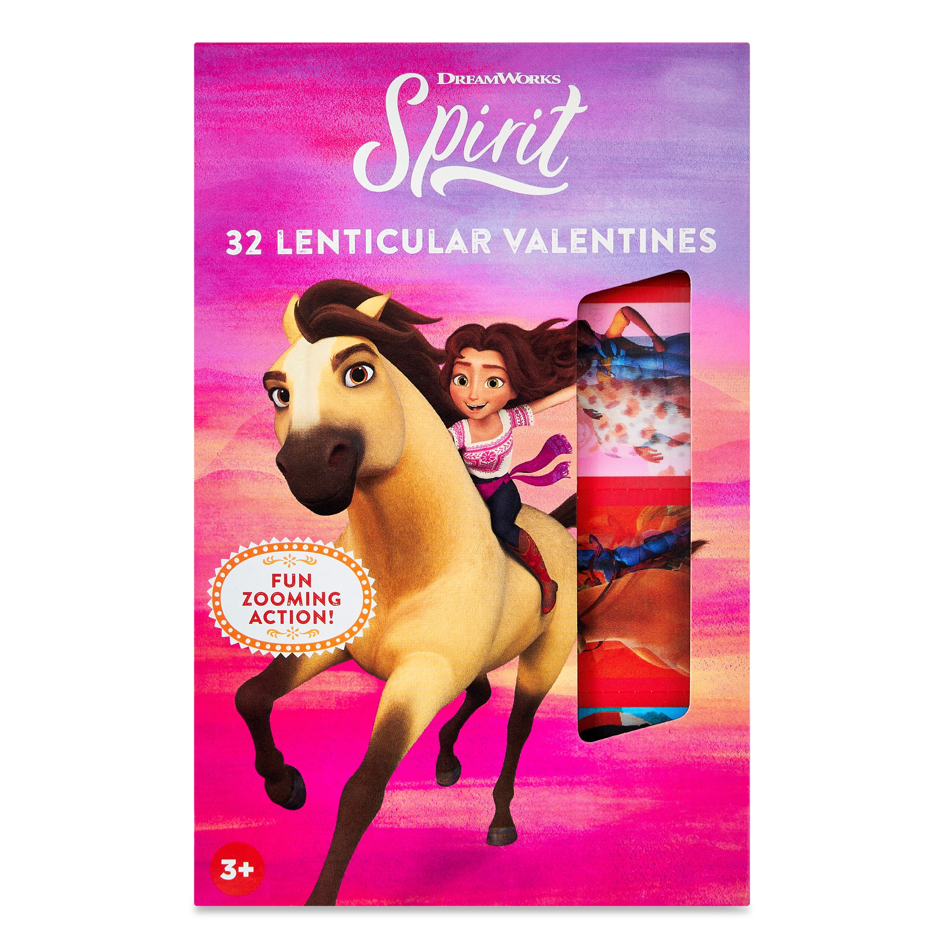 NBC Universal Way To Celebrate Spirit Untamed Valentine's Day Cards, 3 Stage Lenticular, 32 Count, Classroom Exchange