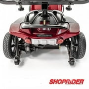 Shoprider - Escape - Portable Travel Scooter - 4-Wheel - Burgundy - PHILLIPS POWER PACKAGE TM - $500 VALUE