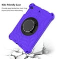 thumbnail image 6 of Durable Silicone Case for 7.9-Inch Apple iPad Mini (5th Generation) & iPad Mini 4/3/2/1 Tablet - Shockproof Protective Stand Cover with Hand Holder /Adjustable Shoulder Strap (Purple), 6 of 6