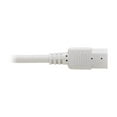thumbnail image 5 of P018-006-AWH 6Ft Heavy Duty Power Cord C14 C15 White, 5 of 6