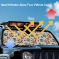 thumbnail image 4 of Yuyamidu Dog Paw Windshield Sun Shade for 2018-2024 Jeep Wrangler JL JLU & Gladiator JT, Cute Sunshades Heat Shield Car Front Window Sunshade, 4 of 7