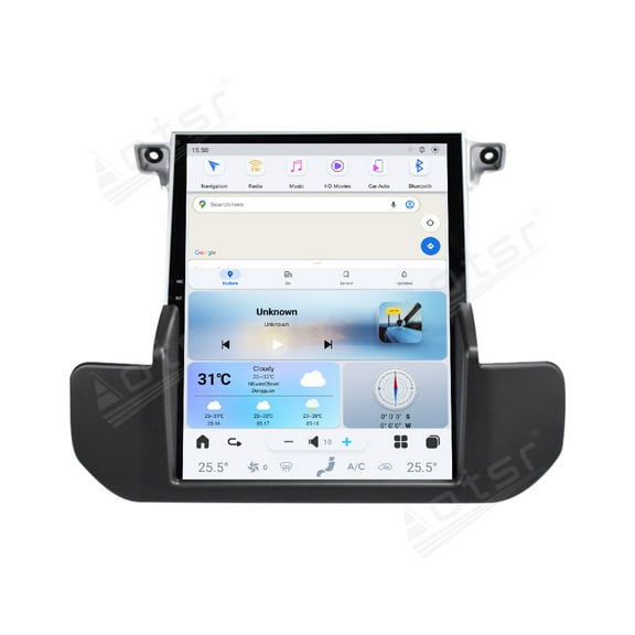 Aotsr 10.4 Inch Android 13 Car Radio for Land Rover Discovery 4 2010-2016 Stereo Upgrade Tesla Style IPS Touch Screen Android Auto GPS Navigation Head Unit Multimedia Player