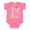 Hot Pink, variant on Inktastic 1st Birthday Fairy with Mushrooms and Flowers Boys or Girls Baby Bodysuit
