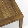 thumbnail image 5 of Carrie Outdoor Modern 4 Seater Acacia Wood Chat Set|Teak and Gray, 5 of 10