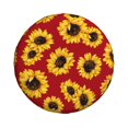thumbnail image 2 of Easygdp Sunflowers On Red Wheel Sun Guard, Spare Tire Cover,Universal Trailer Suv Truck Camper Travel,Easy To Install And Remove -17 Inch, 2 of 9