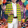 thumbnail image 2 of JAJAHO Boys Carnival Suit Jackets Long Sleeve Button-Front Slim Fit Stretch Blazer 3-14 Years Kids Festive Formal Party Coat, 2 of 4