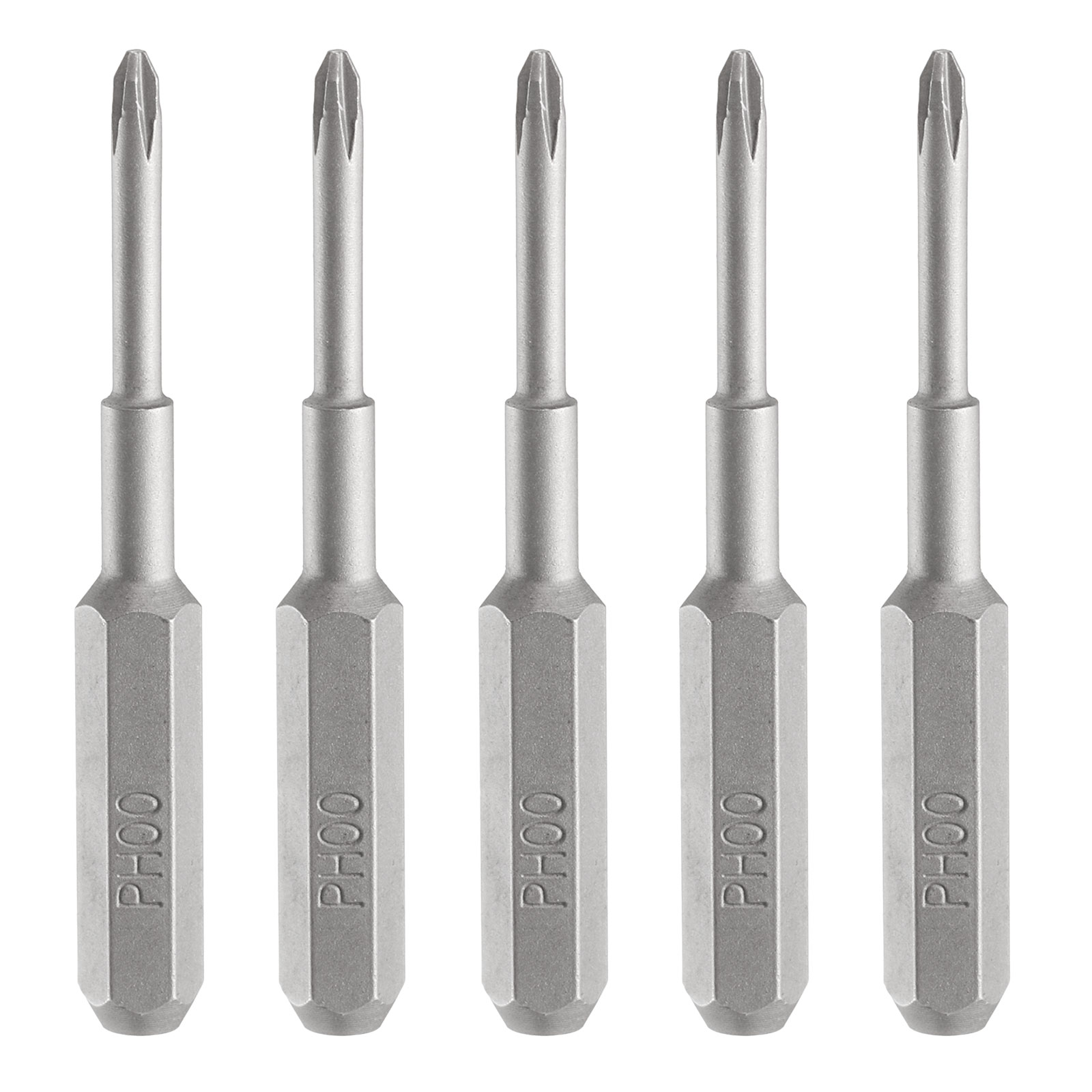 Uxcell Schlitz-Schraubendreherbits – 5 Stück, 3 Mm Spitze, Magnetisch, 1/4" Sechskant-Schaft (50 Mm)