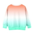 thumbnail image 2 of LIaqionyy Girls Sweatshirt Oversized Crewneck Sweatshirts Kids Long Sleeve Casual Loose Pullover Tops, 2 of 6