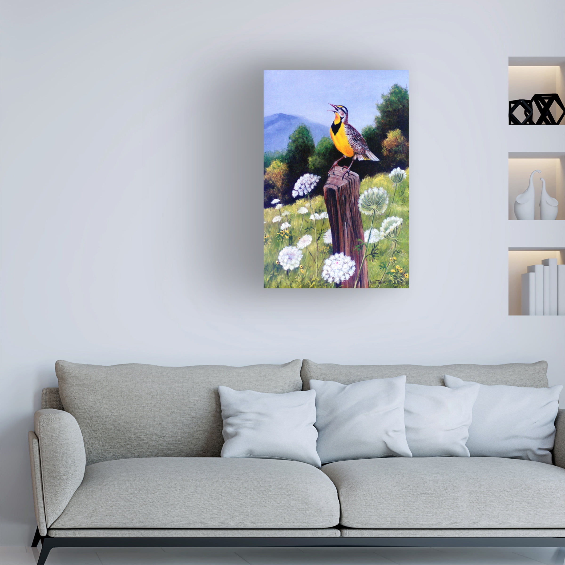 Trademark Fine Art 'Meadowlark' Canvas Art by Arie Reinhardt Taylor