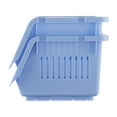 thumbnail image 5 of Pen + Gear Stackable Polypropylene, Plastic Storage Bins, Periwinkle, 2 Count, All Ages, 5 of 5