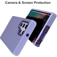 thumbnail image 5 of Nalacover Slim Case for Samsung Galaxy S22 Ultra,Stylish Triple Layer Protection Hard PC + Soft TPU Silicone Hybrid Shockproof Camera Lens Protective Anti-drop Fit Back Phone Cover.Light Purple, 5 of 6