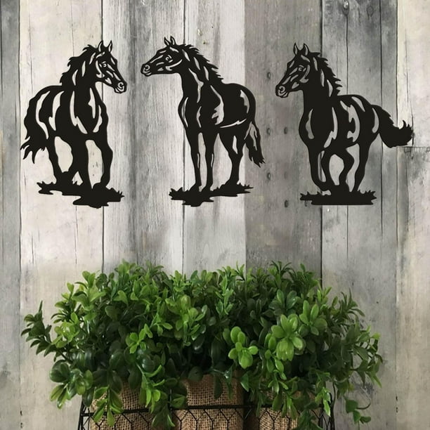 Magasin Décorer la décoration murale de silhouette de cheval en