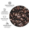 thumbnail image 4 of Disketp Coffee Bean Funny Coasters,6 Pcs Leather Coasters With Holder, Perfect Housewarming Hostess Gifts,Protect Furniture From Water Marks Scratch And Damage, 4 of 9