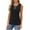 Black, variant on UYISJ Summer Tops for Women Sleeveless Criss Cross Casual Tank Tops Solid Color Shirt Basic Blouse