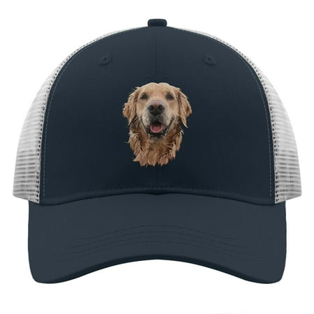Glitter Baseball Hat Golden Puppy Embroidery Dad Hat for Men Graphic Adjustable for Fishing