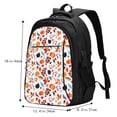 thumbnail image 5 of Daiia Autumn Pumpkins Fall Leaves Pattern USB Charging Backpack for Men and Women, Anti-Theft Backpack,Travel Backpack,School Backpack,College Backpack,Laptop Backpack, 5 of 7