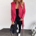thumbnail image 2 of LYXSSBYX Women Long Sleeve Shacket Jacket Hot Sale Clearance Fashion Womens Warm Faux Coat Cardigan Winter Solid Long Sleeve Outerwear, 2 of 7