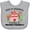 AC-Heather Grey, variant on Inktastic Book My Reservation I'm Going to Mawmaw and Pawpaw's- House Boys or Girls Baby Bib