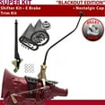 thumbnail image 1 of American Shifter  TH350 Shifter Kit Black 23 in. Swan E Brake Trim Kit for F66B6, 1 of 1