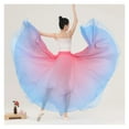 thumbnail image 2 of 720 Degree Big Swing Elegant Gradient Ballet Skirts Women Stage Performance Dance Costume Classical Dance Skirts, 2 of 4