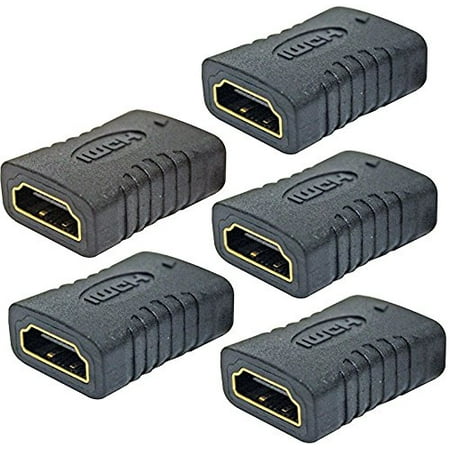 iMBAPrice® HDMI Inline Coupler - Black - Female to Female - Gold Plated (Pack of (Best C Compiler For Windows 8)