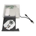 thumbnail image 3 of Unidad de DVD externa Sincero Tipo C USB 3.0 Transparente Plug and Play, 3 of 10