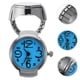 thumbnail image 2 of EeaseMX 2 relojes de cuarzo para llevar en los dedos, relojes creativos con forma de anillo, mini accesorios para mostrar la hora para mujeres y hombres (azul), 2 of 7