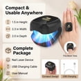 thumbnail image 6 of Nail Fungus Laser LED Light Device – Relieves Thick/Discolored Nails, Deformation & Pain (Black, Rechargeable), 6 of 6