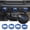 Blue, variant on 4 Pcs Center Console Air Conditioner Switch Knob Trim Cover Headlight Knob Trim Cover Aluminum Alloy Interior Accessories for Jeep Wrangler JL JLU & Gladiator JT 2018-2026