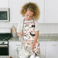 thumbnail image 4 of Husky and Pink Pioneer Flower Kids Aprons for Girls and Boys,Adjustable Neck Strap Toddler Aprons for Kids Cooking Baking, 4 of 7