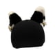 thumbnail image 3 of Funda para casco de esquí, protector de cabeza de invierno, creativa, suave, encantadora, cálida y decorativa. Oreja blanca y negra, 3 of 7