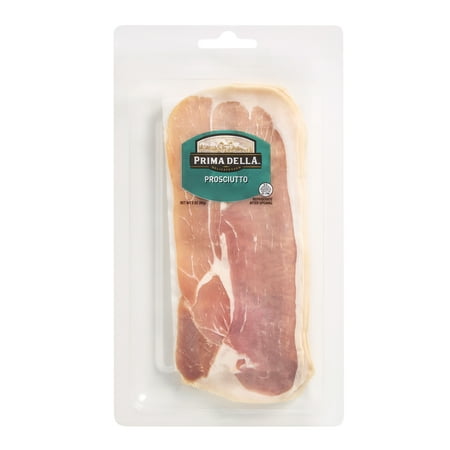 Prima Della Sliced Prosciutto Ready to Eat Sliced Charcuterie Meat, 3 oz Plastic Tray