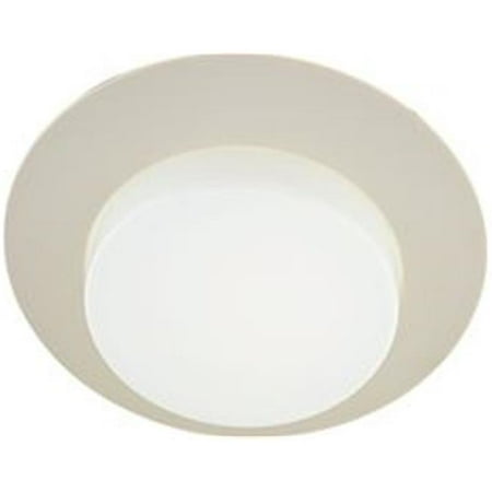 Drop Opal Lens - 6 in. Recessed Vapor Trim with Lexan Drop Opal Plastic Lens, 8 x 5 in.