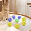 thumbnail image 4 of Interactive Cat Toy Balls with Bells, Colorful Plastic Vocal Rolling Ball, Jingle Sound Chasing Toy for Indoor Pets, Durable Scratching Balls, 4 of 4