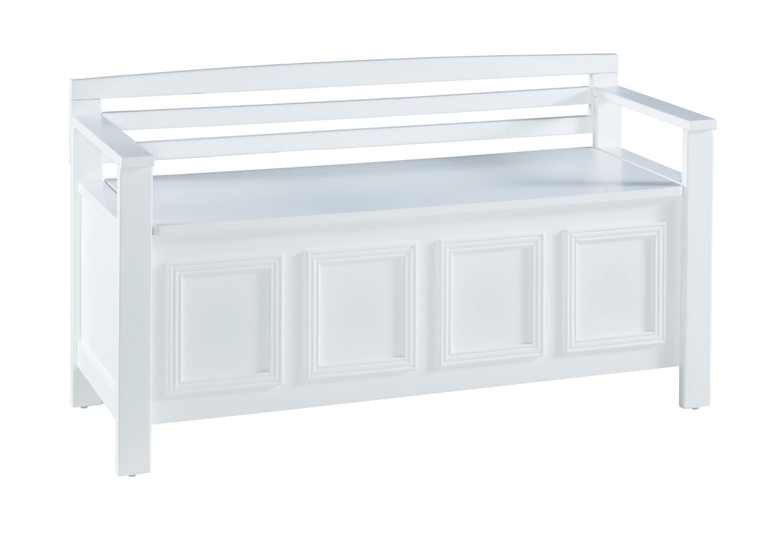 Niles banc de rangement blanc