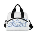 thumbnail image 3 of joogoo Cute Bears Insulated Lunch Bags Reusable Cooler Box with Shoulder Strap, 3 of 6