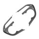 thumbnail image 2 of Panel de botones del volante yuxing ABS fibra de carbono 2019 2020, 2 of 5