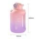 thumbnail image 3 of Botella De Agua Botella deportiva de 1500 ml Botella de agua fría con gradiente helado para exteriores (rosa) Likrtyny Para Estrenar, 3 of 9
