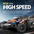 thumbnail image 2 of Peggybuy 1/14 Off Road Vehicle Model IPX4 Waterproof Racing Trucks Toys for Kids Children, 2 of 9