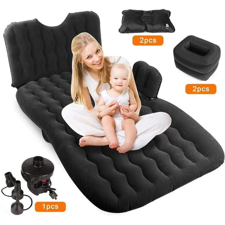 FBSPORT Bed Car Mattress Camping Mattress for Car Sleeping Bed Travel Inflatable Mattress Air Bed for Car Universal SUV Extended Air Couch with Two Air Pillows Walmart