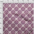 thumbnail image 3 of oneOone Georgette Viscose Dark Magenta Fabric Asian Block Sewing Material Print Fabric By The Yard 42 Inch Wide, 3 of 4