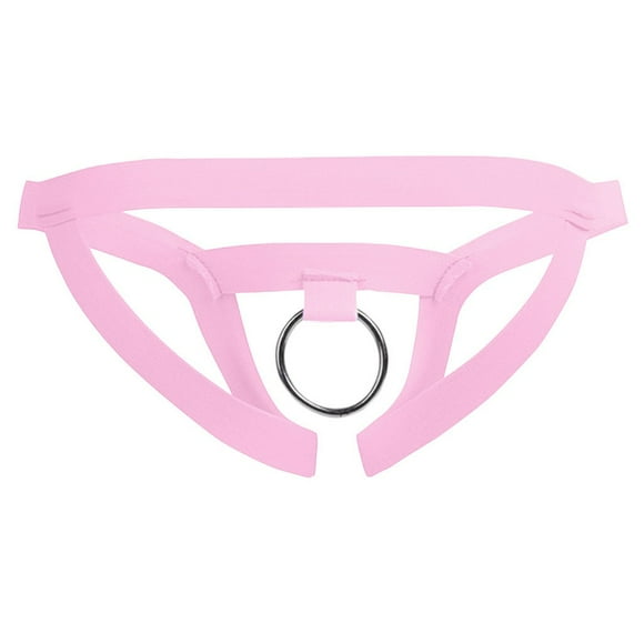 Zjloe7sa Men's Lingerie Set Men's Fashion Sretch G-string T-back Micro Thong Briefs Underwear Pink