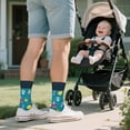 thumbnail image 3 of Funny Father Day Socks for Dad Father Grandpa Brother Men –Novelty Fathers Husband Birthday Gifts–Novelty Fun Crazy Silly Men Sock Christmas Stocking Stuffers, 3 of 7