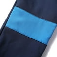 thumbnail image 5 of Xfvqtps Snow Pants Plush Lined Waist Elastic Zipper Pockets Color Blocking Thermal Warm Waterproof Winter Trouser Pants Blue, 5 of 7