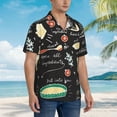 thumbnail image 5 of Disketp Hawaiian Shirts For Men,Vegetable Quiche Print Mens Casual Short Sleeve Button Down Shirts Beach Shirt, 5 of 8