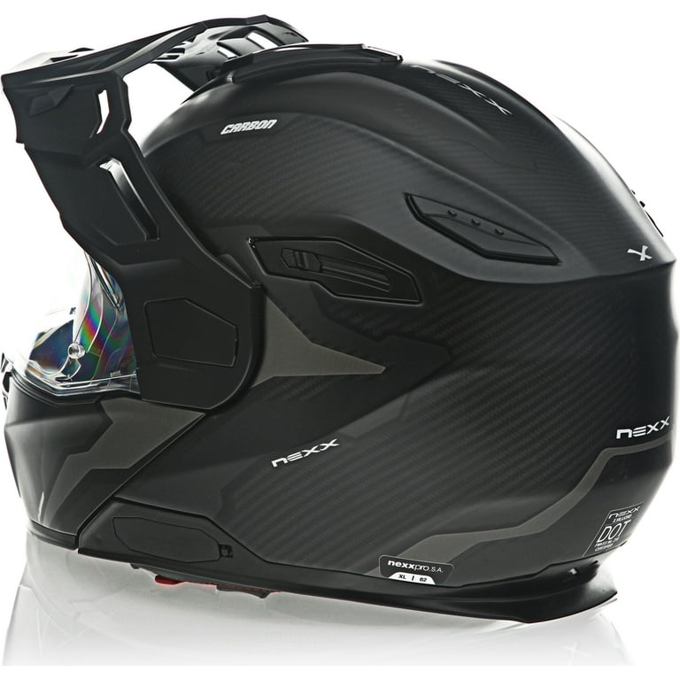 Nexx X.Vilijord Nomad Carbon Modular Dual Sport Helmet Black/Gray