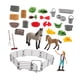 thumbnail image 4 of Set de juego de caballo y jinete, set de caballos de juguete, animales de granja, juguetes de establo para niños de 3 años en adelante. 10209, 4 of 9