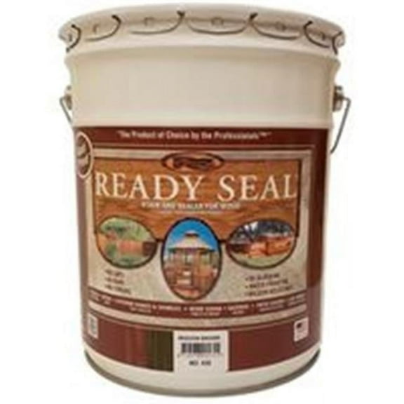 Ready Seal RE385831 Brown Opaque Exterior Wood Stain & Sealer, 5 gal