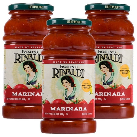 (3 Pack) Francesco Rinaldi Traditional Marinara Sauce, 24 (Best Low Calorie Marinara Sauce)